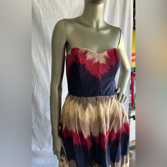 COREY LYNN CALTER Anthropologie strapless jewel-tone dress, size 4 - Picture 2 of 10